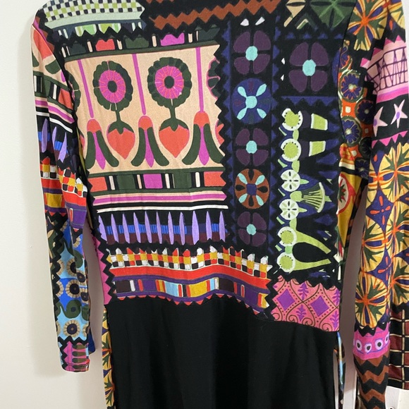 Desigual Dress Vest Jill with color block motif - Picture 5 of 7